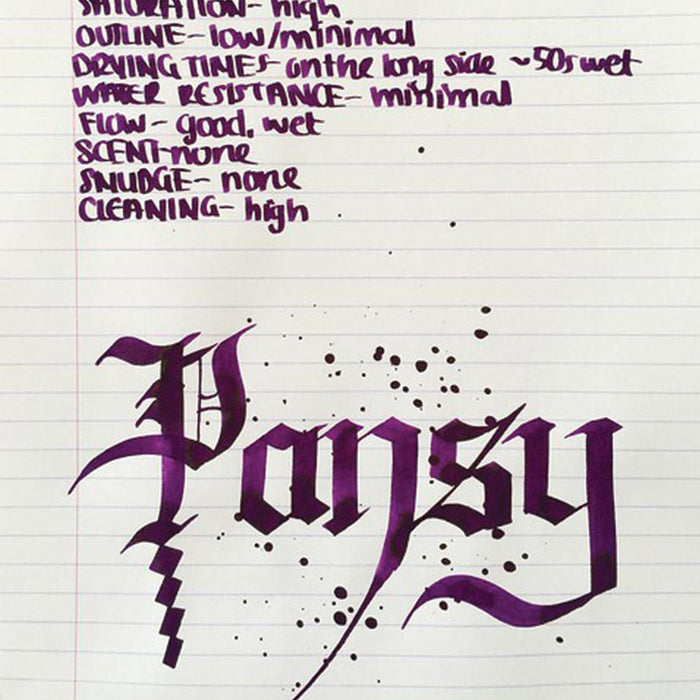Diamine Flower Pansy Fountain Pen Ink