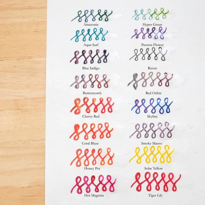 Diamine Forever Pigment Fountain Pen Ink - Hyper Green