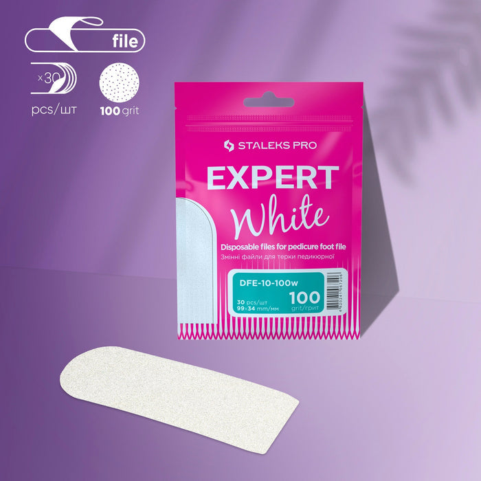 Disposable Adhesive Files for Metal Pedicure Foot File - EXPERT 10 (30 pc)-Abrasives-STALEKS PRO-100 grit-Gel Essentialz