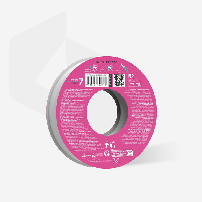 Disposable Bobbinail Adhesive File Tape EXPERT - REFILL for the plastic case-Abrasives-STALEKS PRO-150 grit-Gel Essentialz