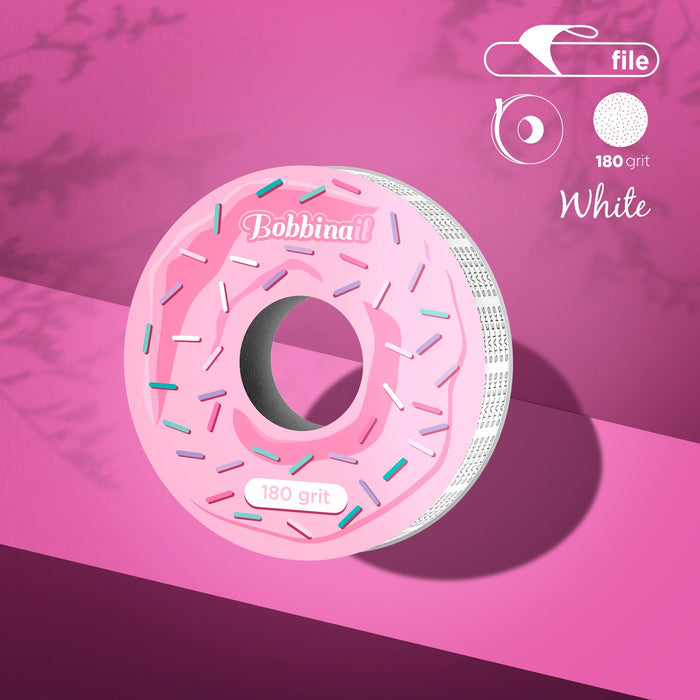 Disposable Bobbinail Adhesive File Tape EXPERT - REFILL for the plastic case-Abrasives-STALEKS PRO-180 grit-Gel Essentialz