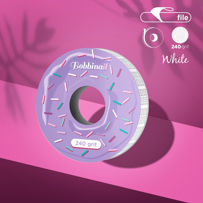 Disposable Bobbinail Adhesive File Tape EXPERT - REFILL for the plastic case-Abrasives-STALEKS PRO-240 grit-Gel Essentialz