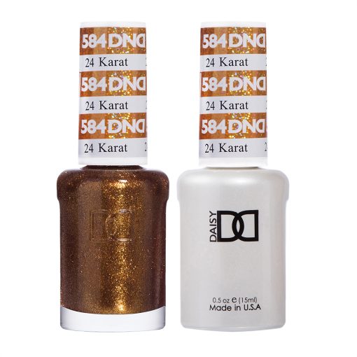 DND Gel Nail Polish Duo 584 - 24 Karat