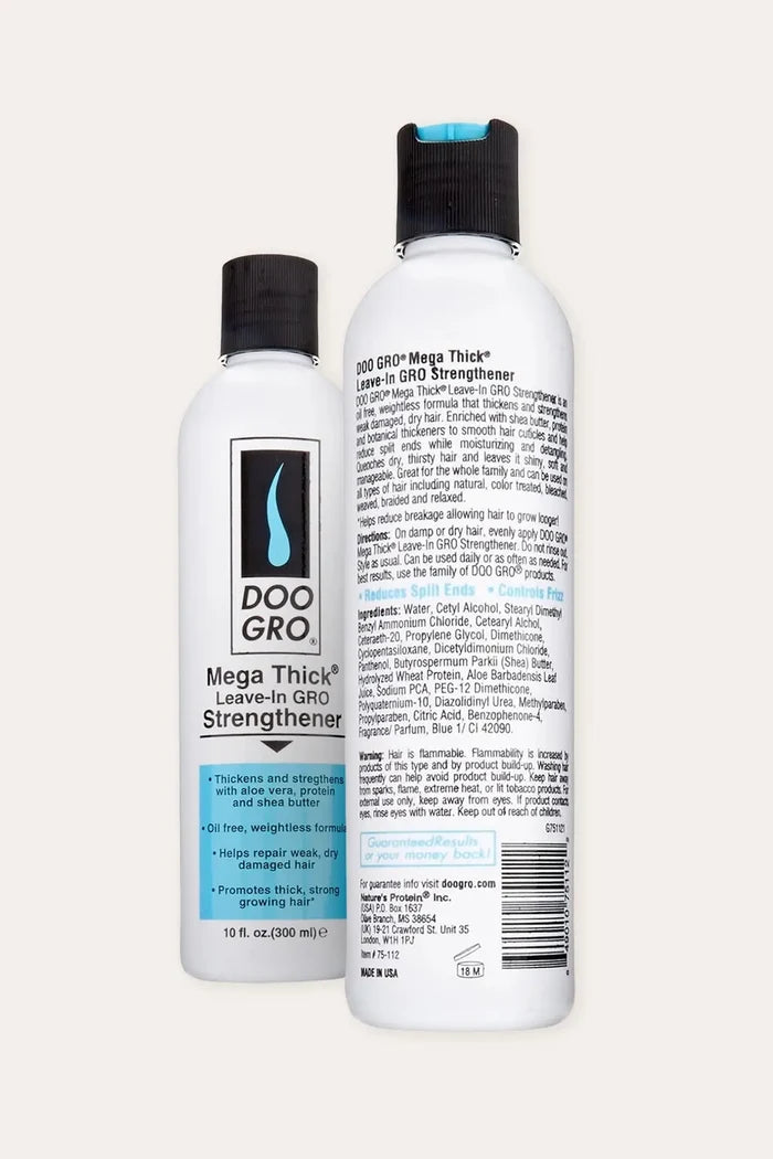 DOO GRO MEGA THICK LEAVE IN GRO STRENGTHENER 10oz DOO GRO