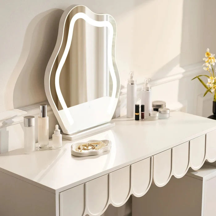 Doris Cloud Mirror Dressing Table