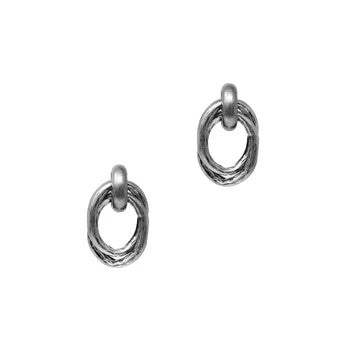 Double Oval Ring Earrings