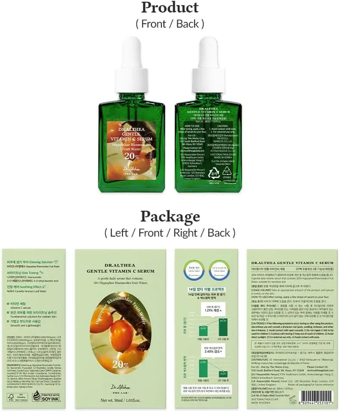 DR ALTHEA Gentle Vitamin C Serum 30 ML - DOKAN