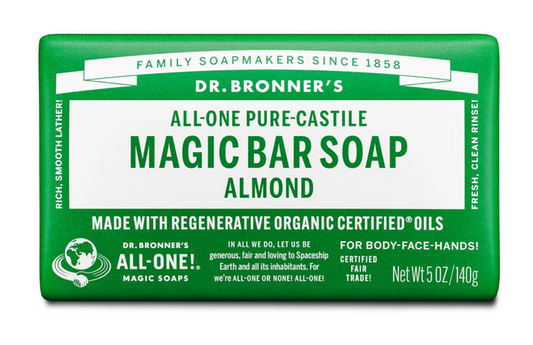Dr. Bronner's All-One Pure Almond Castile Bar Soap 5 oz