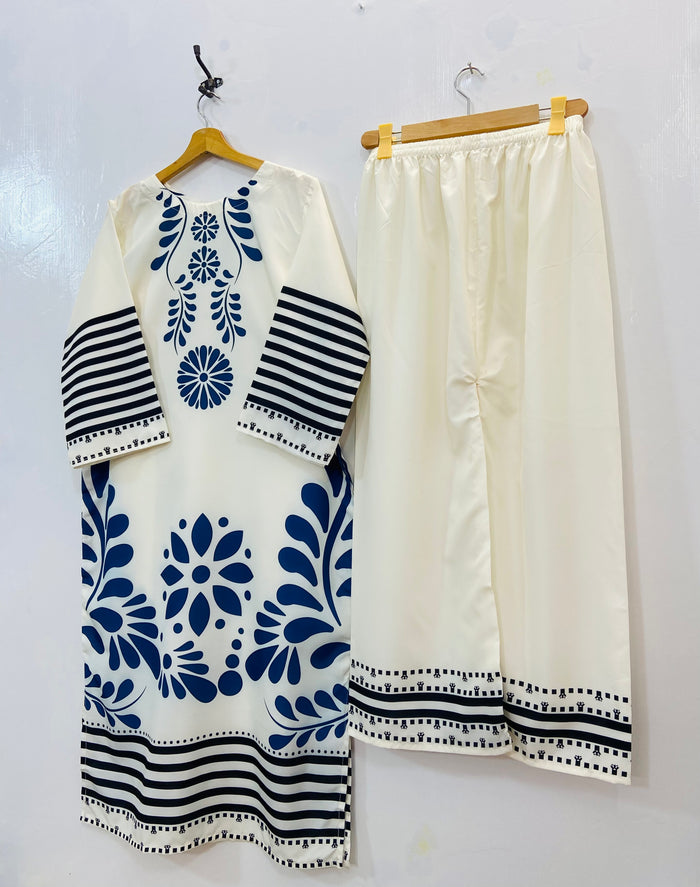 Dreamy Long Co-Ord Set (Swiss Silk) D-124