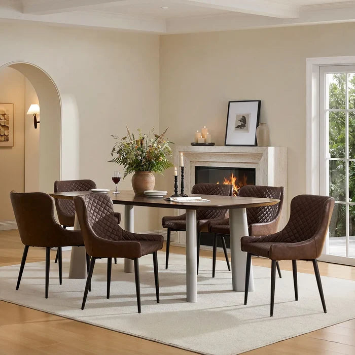 Dundas Faux Leather Dining Chair