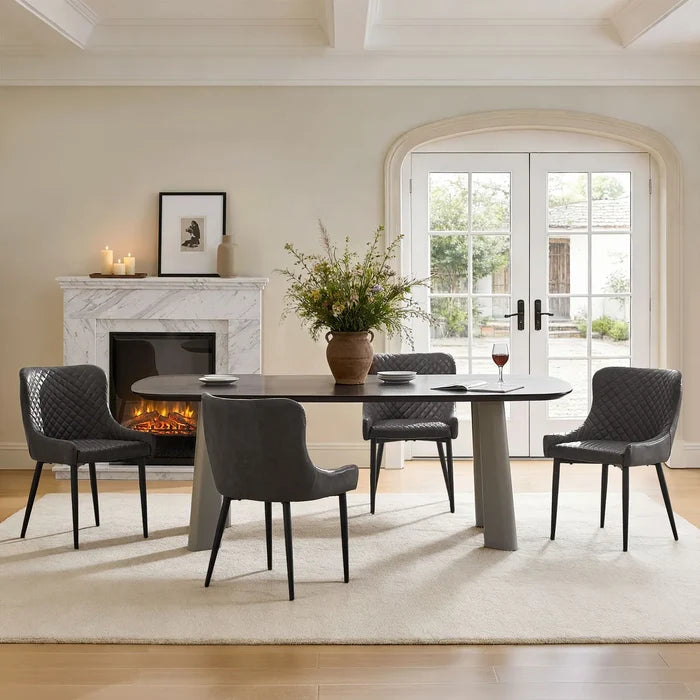 Dundas Faux Leather Dining Chair