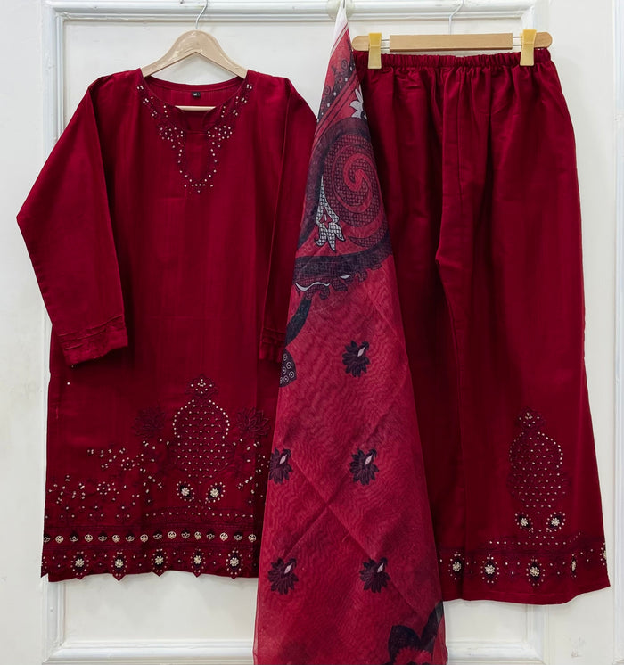 Eid Edit | 3PC Cotton D-601
