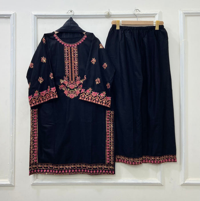 Eid Series: 3PC (Cotton) D-512