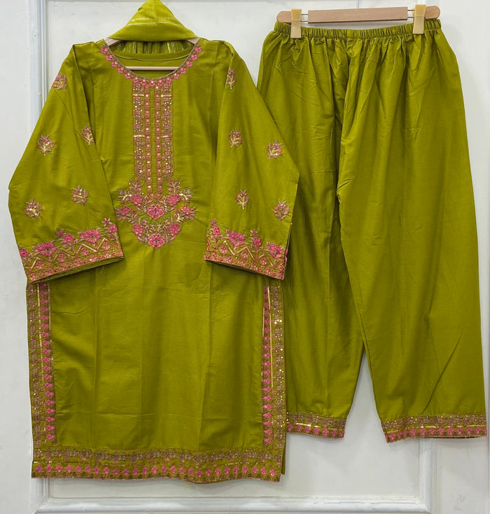 Eid Series: 3PC (Cotton) D-512
