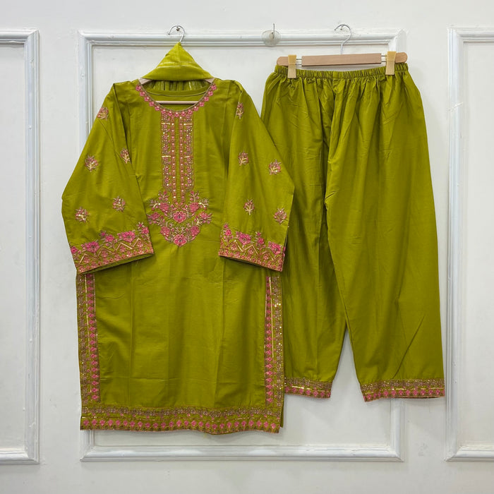 Eid Series: 3PC (Cotton) D-512