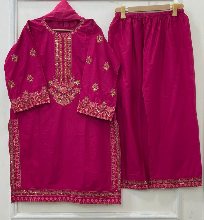 Eid Series: 3PC (Cotton) D-512