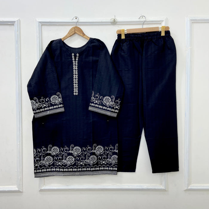 Embroidered 2PC (Premium Cotton) D-482
