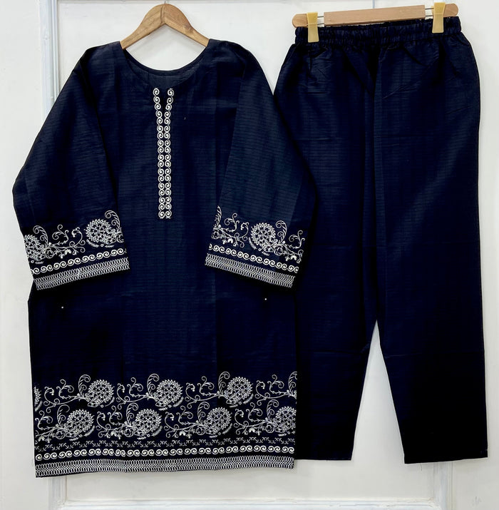 Embroidered 2PC (Premium Cotton) D-482