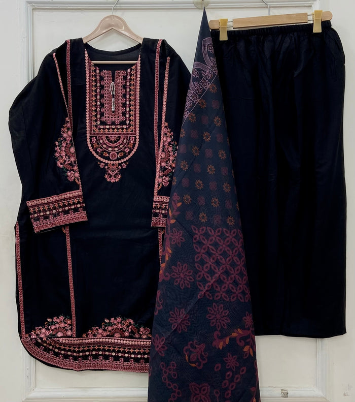 Embroidered | 3PC D-706