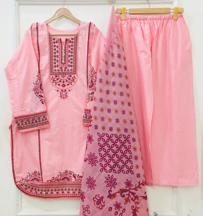 Embroidered | 3PC D-706