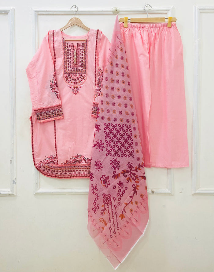 Embroidered | 3PC D-706