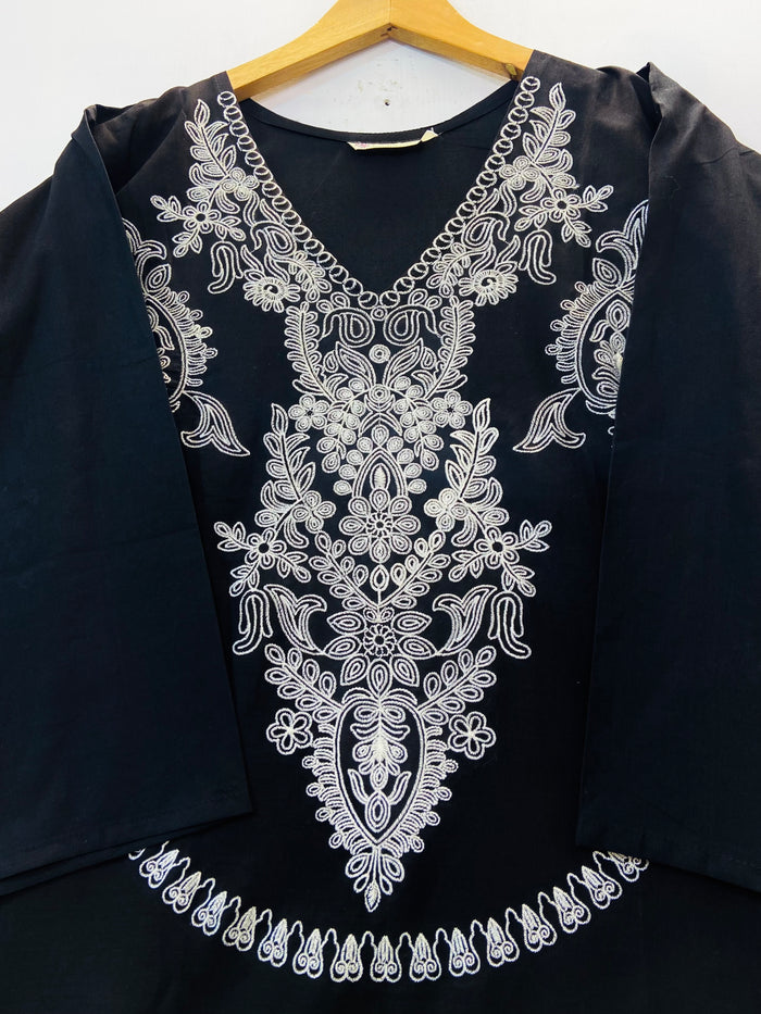 Embroidered Black Rose 2PC (Lawn) D-61