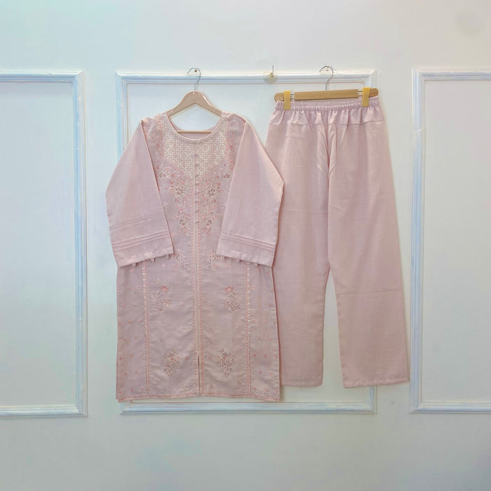 Embroidered Blushing 2PC (Khaddar) D-290