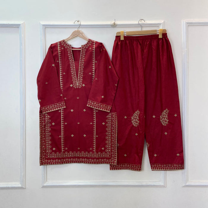 Embroidered Eid Edit: 2PC D-347