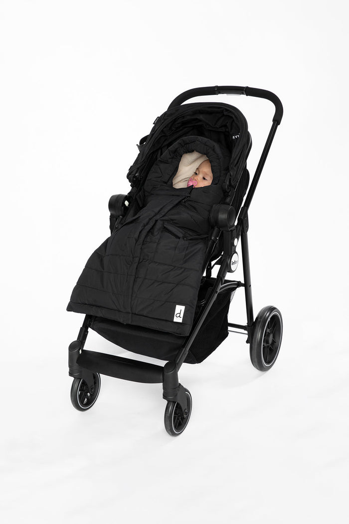 Evolutive Footmuff For Car Seats And Strollers Black-3
