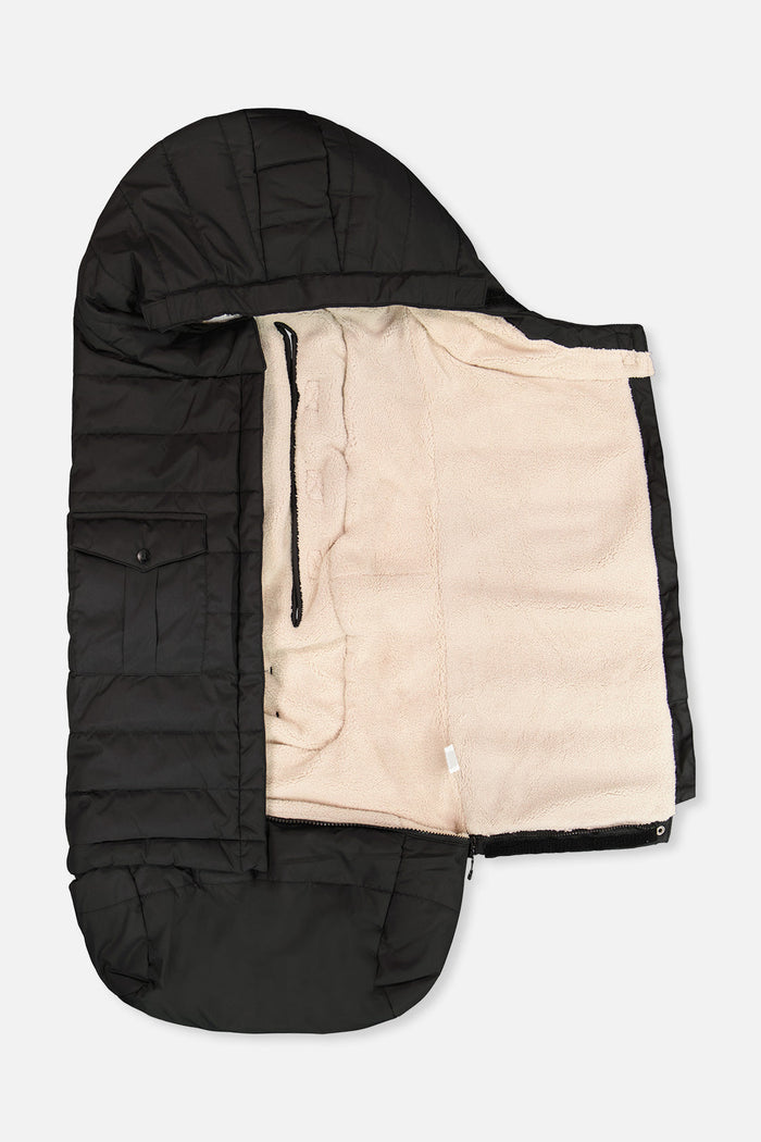 Evolutive Footmuff For Car Seats And Strollers Black-4