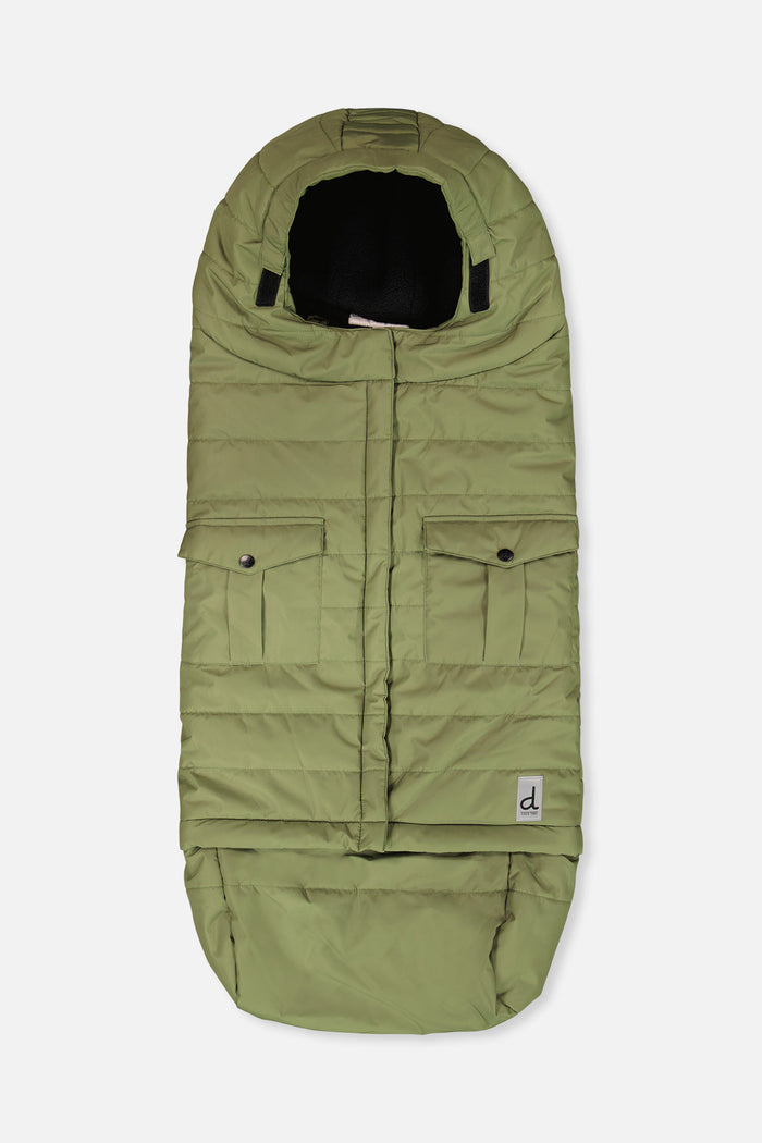 Evolutive Footmuff For Car Seats And Strollers Olive Green-0