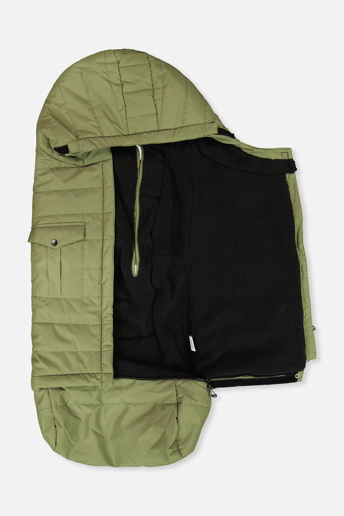 Evolutive Footmuff For Car Seats And Strollers Olive Green-4
