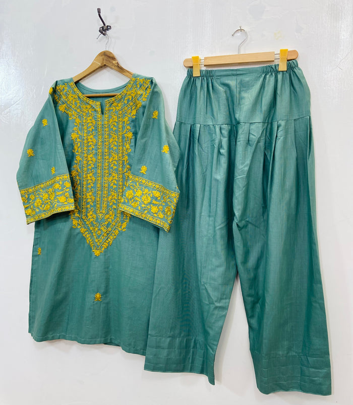 Farshi Finesse 2PC (Khaddar) D-148