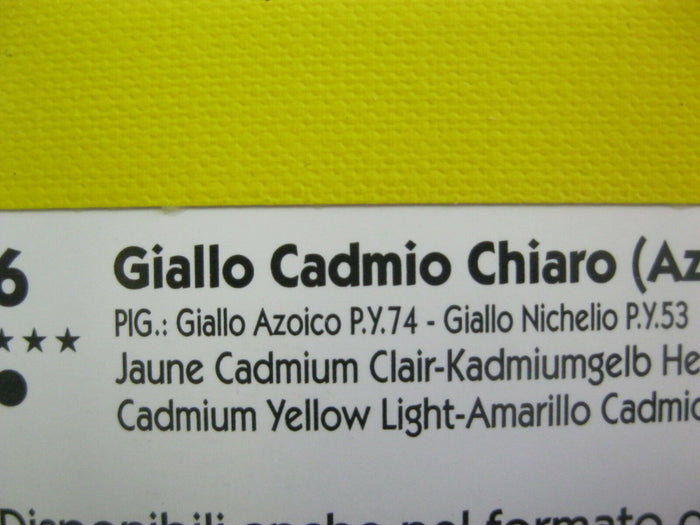 Cadmium Yellow Light #6