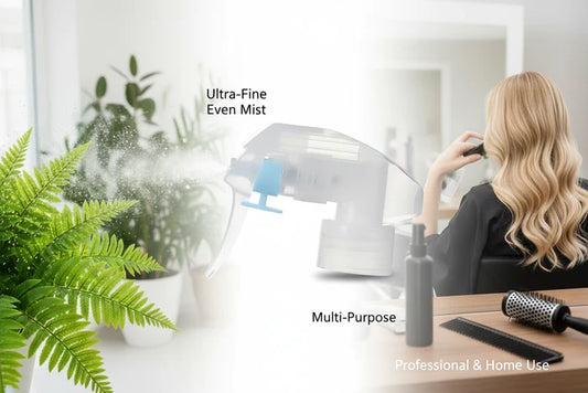 Fine mist water trigger for hairdressing, salon use and indoor plant spraying