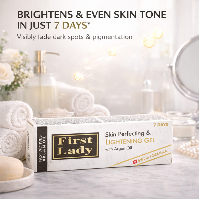 First Lady Argan Oil Skin Gel 30g | With Niacinamide, Salicylic Acid & Argan Oil | Daily Face & Body Skincare Gel