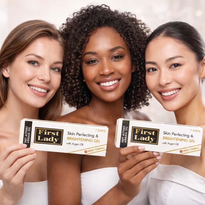 First Lady Argan Oil Skin Gel 30g | With Niacinamide, Salicylic Acid & Argan Oil | Daily Face & Body Skincare Gel