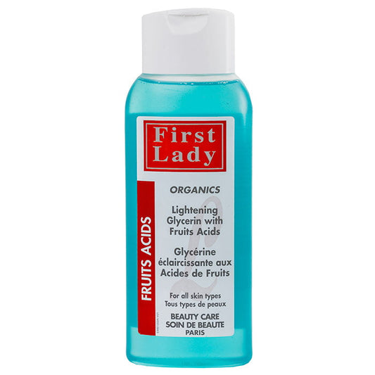 First Lady Fruit Acids Glycerin 400ml | With Fruit Acids | Daily Moisturising Face & Body Care