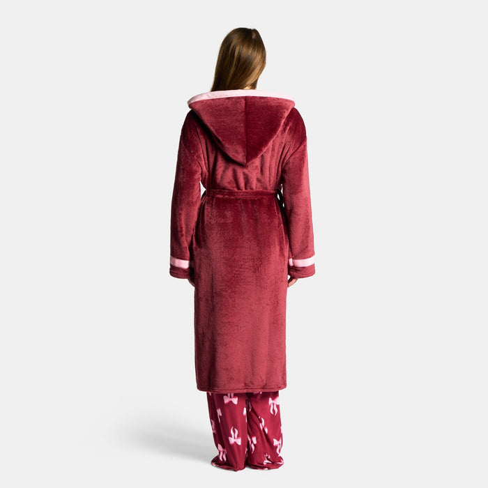 Flannel Fleece Piped Edge Dressing Gown, Adults 🇬🇧
