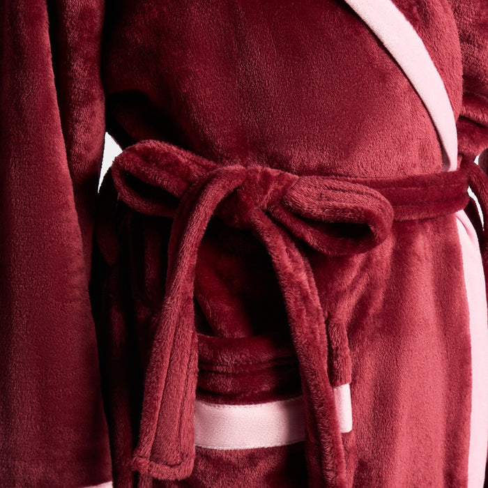 Flannel Fleece Piped Edge Dressing Gown, Adults 🇬🇧