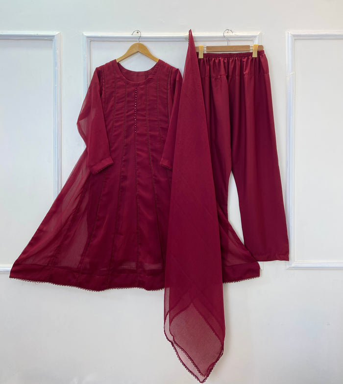 Small / Maroon
