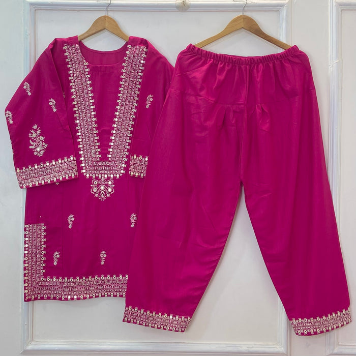 Foil Embroidered Bliss 2PC (Khaddar) (Best Seller) D-312