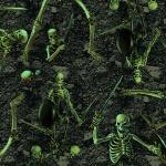 FRIGHT NIGHT - SKELETONS (4 YARDS)