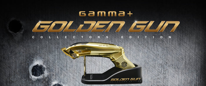 GAMMA+ GOLDEN GUN PROFESSIONAL CORDLESS CLIPPER # GP602G - Palms Fashion Inc.