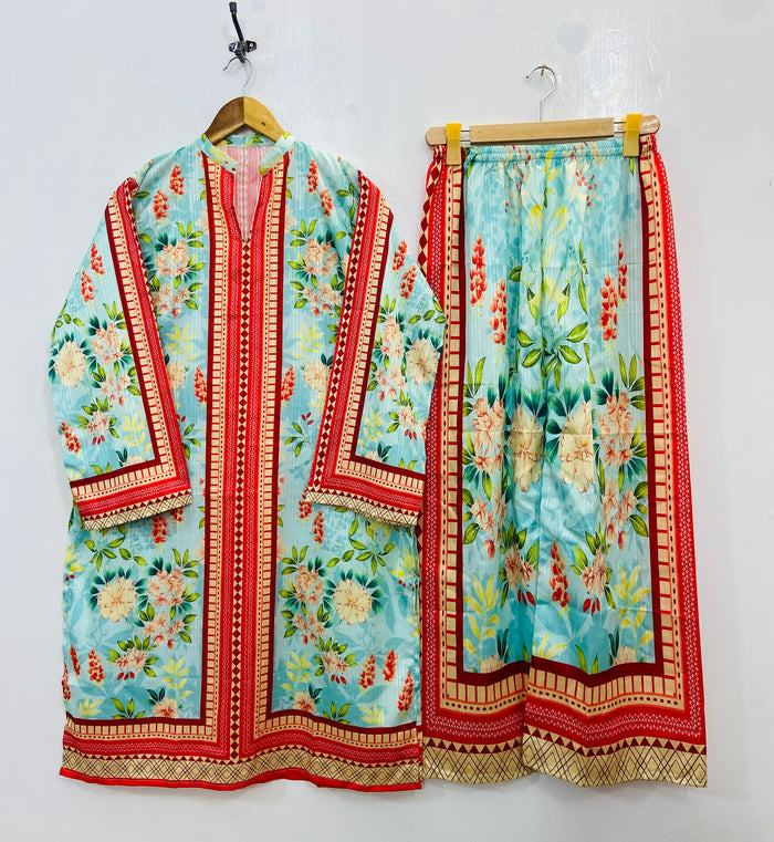 Garden Co-Ord Sets (Swiss Silk) D-139