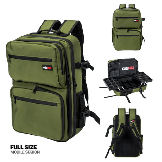 G&B PRO MOBILE WORK STATION Full SIZE Backpack - CALI GREEN - Palms Fashion Inc.