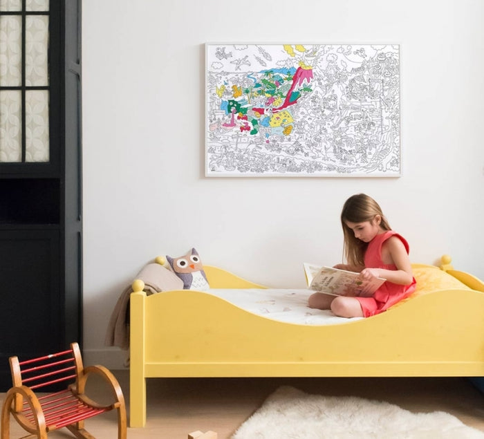 Giant Colouring Poster - Recycled Paper - Dinosaurs