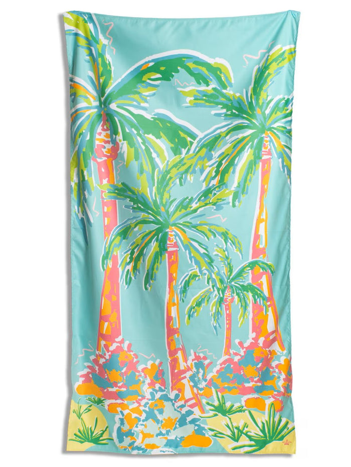 Lighten your carrying load with our giant microfiber beach towels, a lighter and more compact alternative to traditional terry cloth beach towels. Ultra thin and compact, generously oversized, soft to the touch and super absorbent for a quick dry! The oversized shape allows for your towel to double as a picnic or airplane blanket and folds down to a quarter of the size of a traditional beach towel.

Dimensions 40”x70”