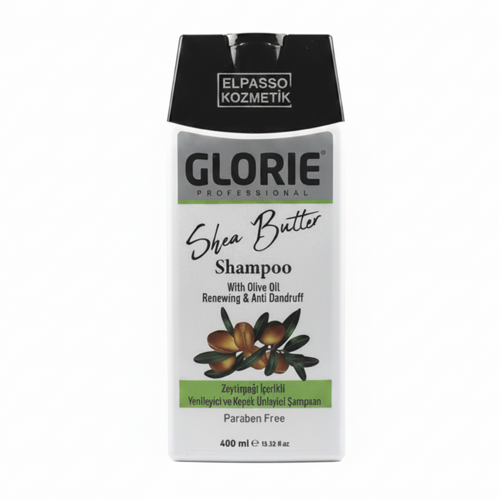 Glorie Shea Butter Shampoo - Beyaz Arka Plan