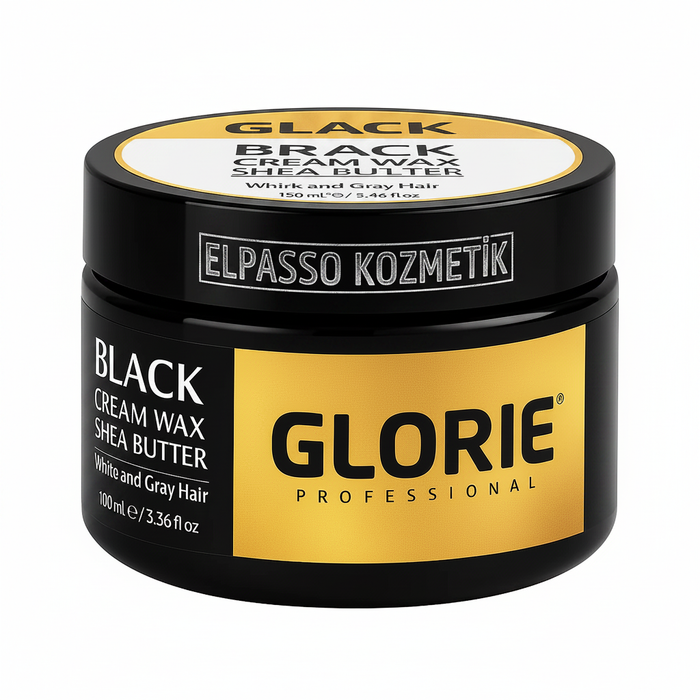 Glorie Black Cream Wax - Kapak Yan Yüzey Damga